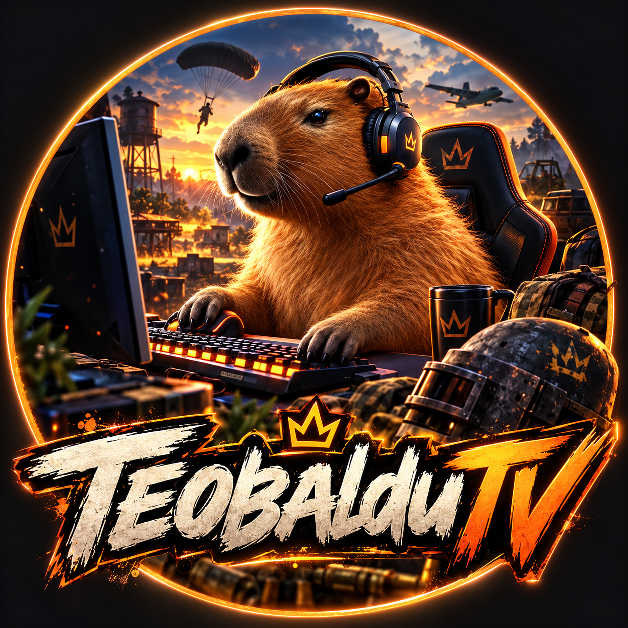 TeobalduTV — капибара-геймер